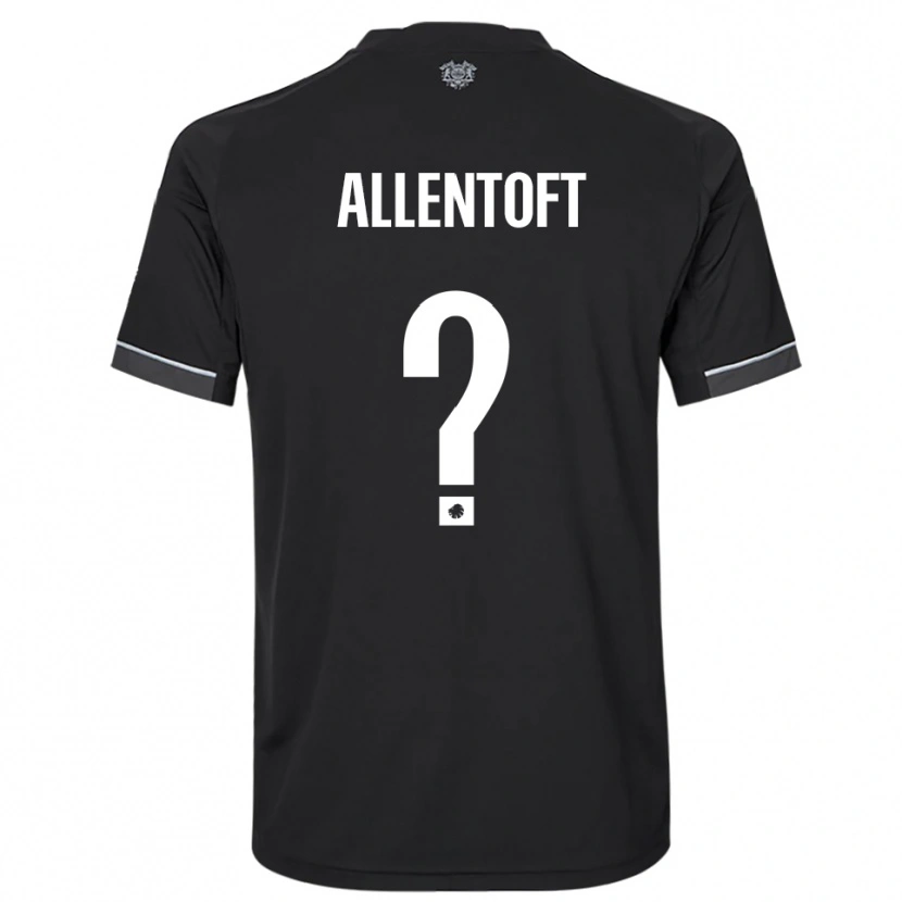 Danxen Men Philip Allentoft #0 Black White Away Jersey 2025/26 T-Shirt