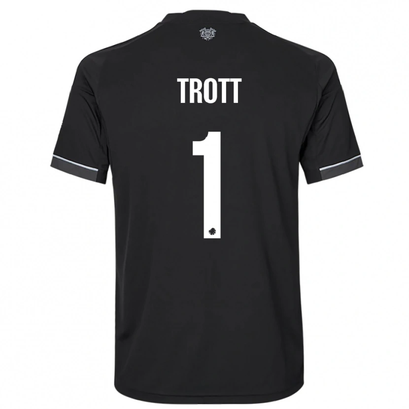 Danxen Men Nathan Trott #1 Black White Away Jersey 2025/26 T-Shirt