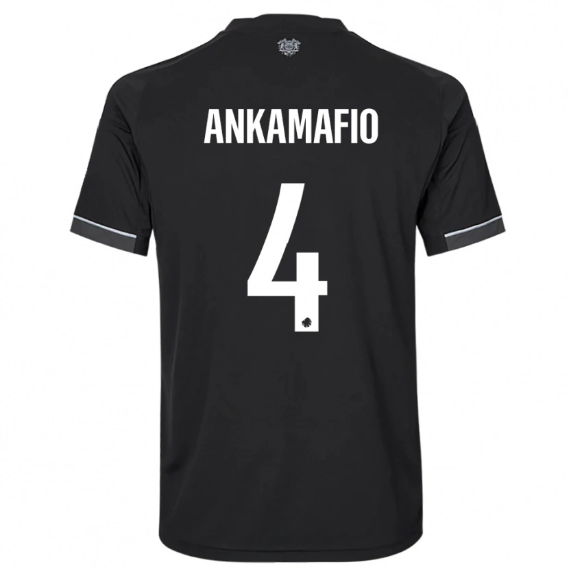 Danxen Men Graham Ankamafio #4 Black White Away Jersey 2025/26 T-Shirt