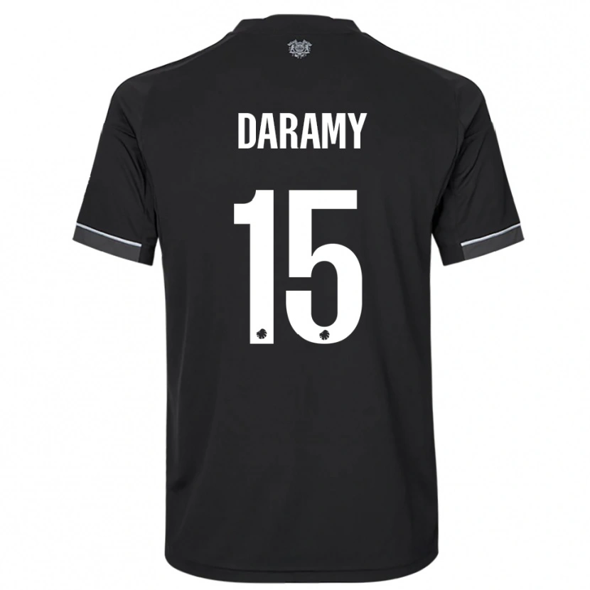 Danxen Men Abdul Daramy #15 Black White Away Jersey 2025/26 T-Shirt