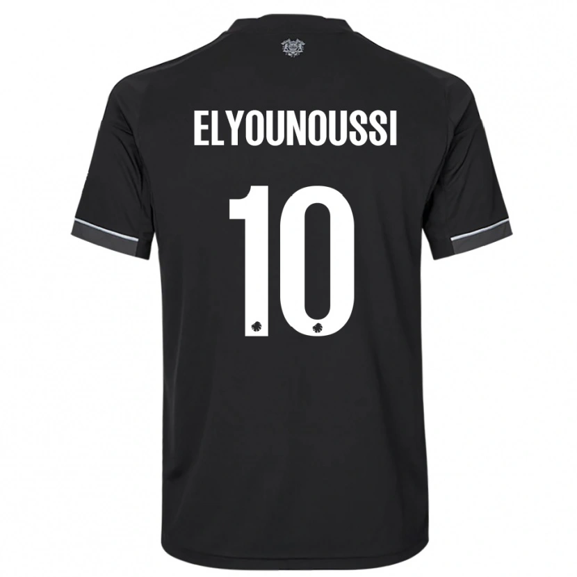 Danxen Men Mohamed Elyounoussi #10 Black White Away Jersey 2025/26 T-Shirt