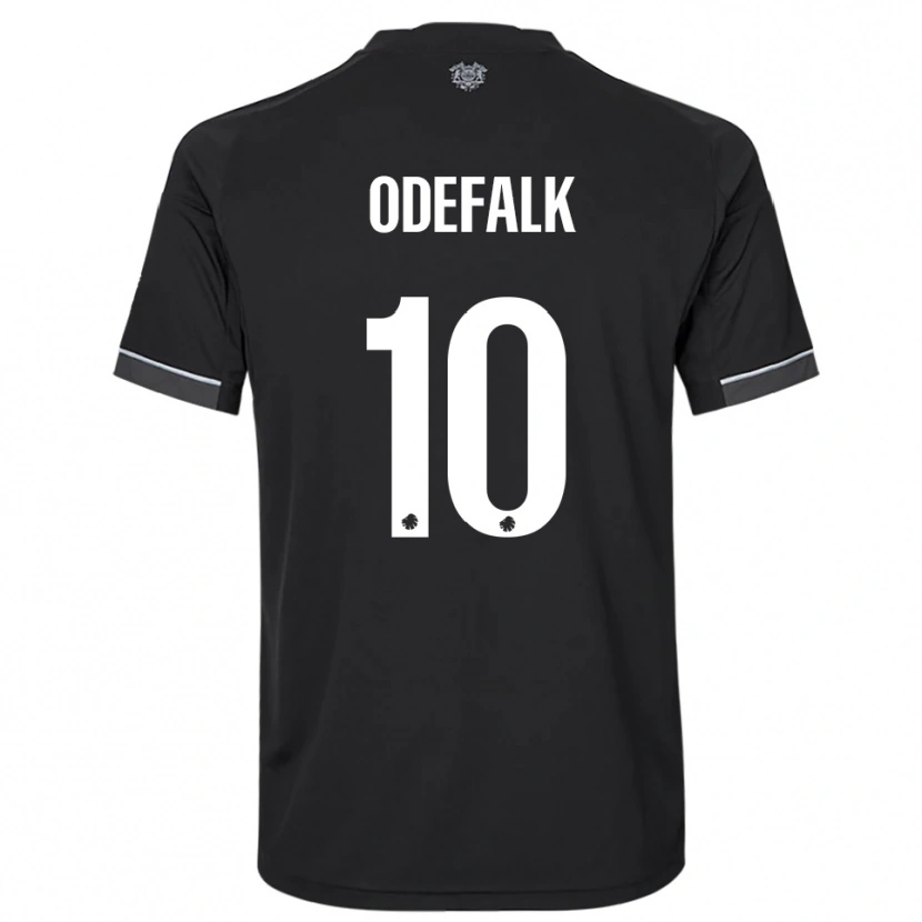 Danxen Men Alexander Odefalk #10 Black White Away Jersey 2025/26 T-Shirt