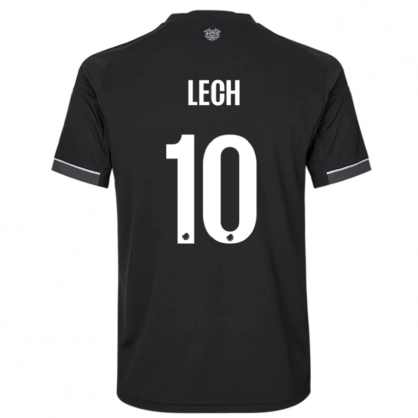 Danxen Men Josephine Lech #10 Black White Away Jersey 2025/26 T-Shirt