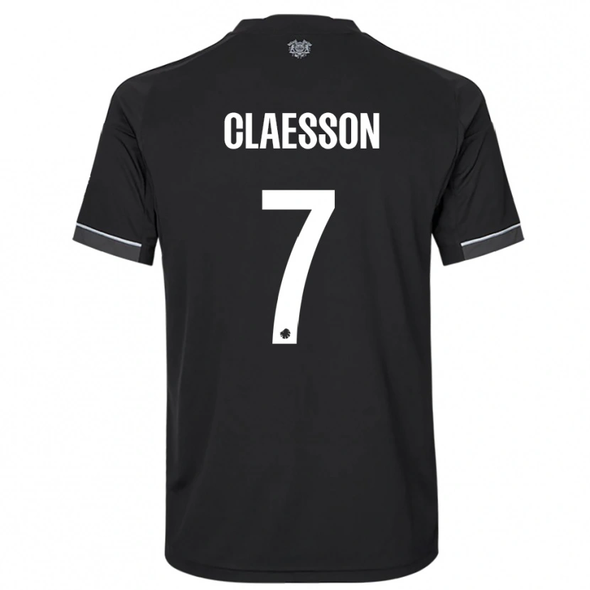 Danxen Men Viktor Claesson #7 Black White Away Jersey 2025/26 T-Shirt