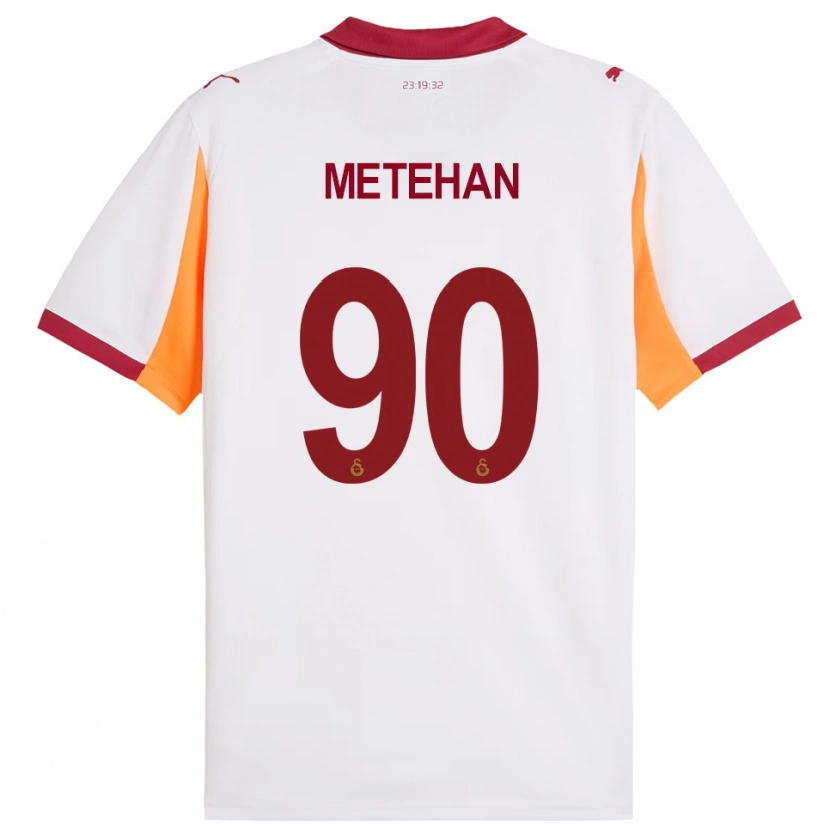 Danxen Men Metehan Baltacı #90 White Red Away Jersey 2025/26 T-Shirt