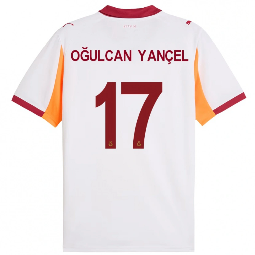 Danxen Men Necati Oğulcan Yançel #17 White Red Away Jersey 2025/26 T-Shirt