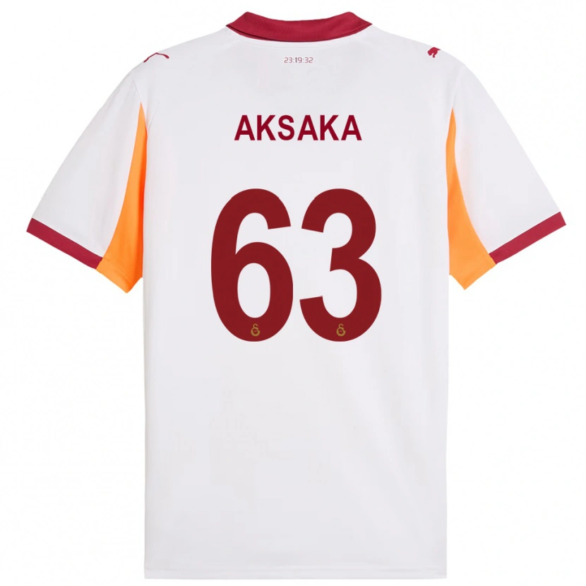 Danxen Men Baran Aksaka #63 White Red Away Jersey 2025/26 T-Shirt