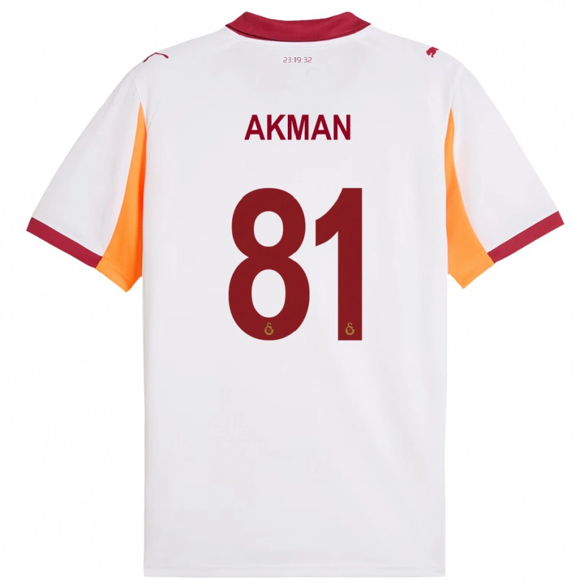 Danxen Men Hamza Akman #81 White Red Away Jersey 2025/26 T-Shirt
