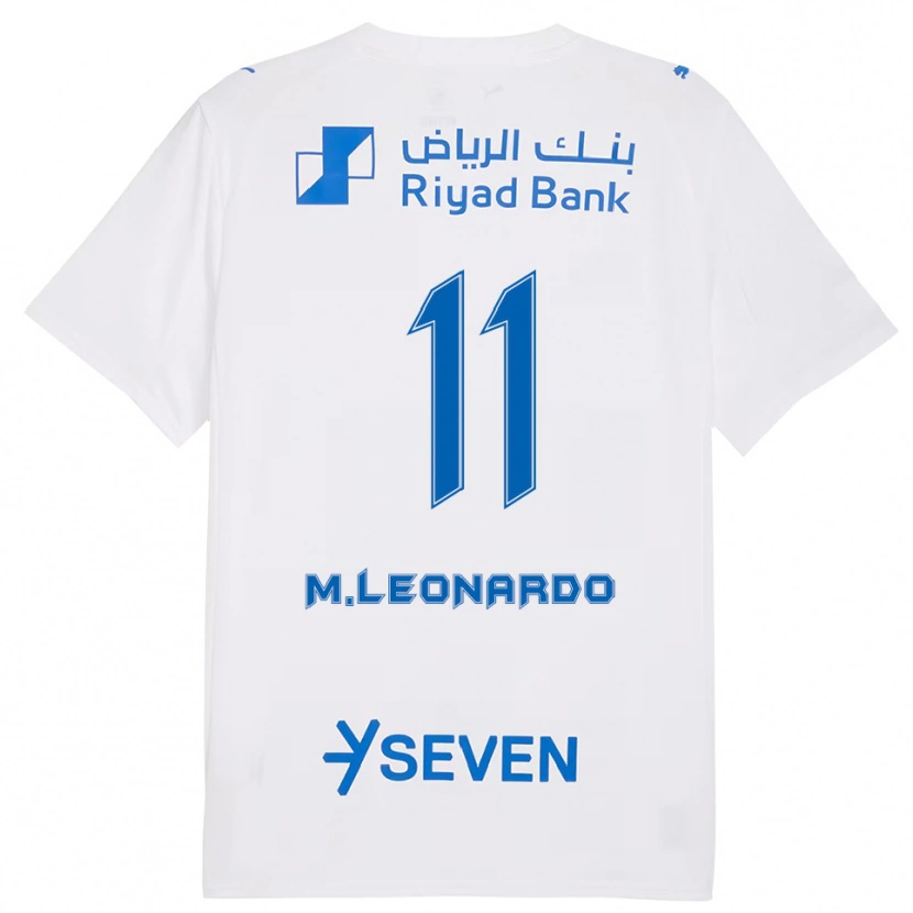Danxen Men Marcos Leonardo #11 White Blue Away Jersey 2025/26 T-Shirt