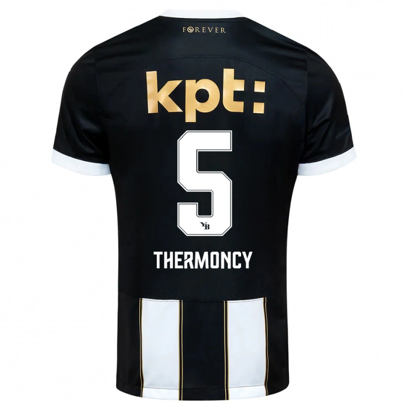 Danxen Men Keeto Thermoncy #5 Black White Away Jersey 2025/26 T-Shirt