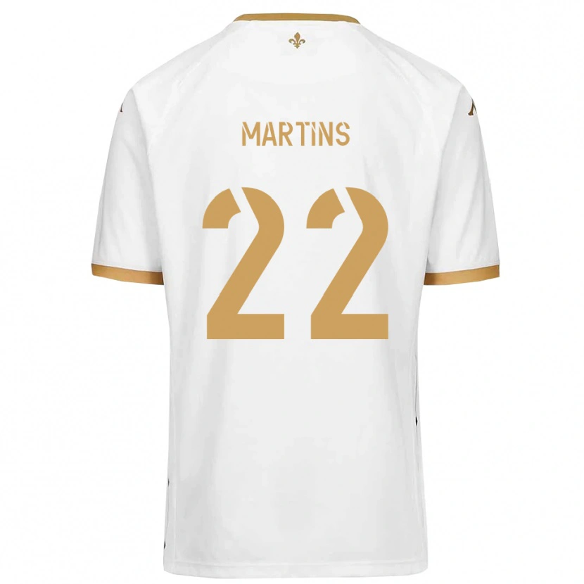Danxen Men Nicolas Martins #22 White Gold Away Jersey 2025/26 T-Shirt