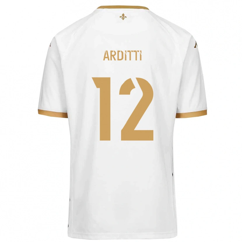 Danxen Men Nathan Arditti #12 White Gold Away Jersey 2025/26 T-Shirt