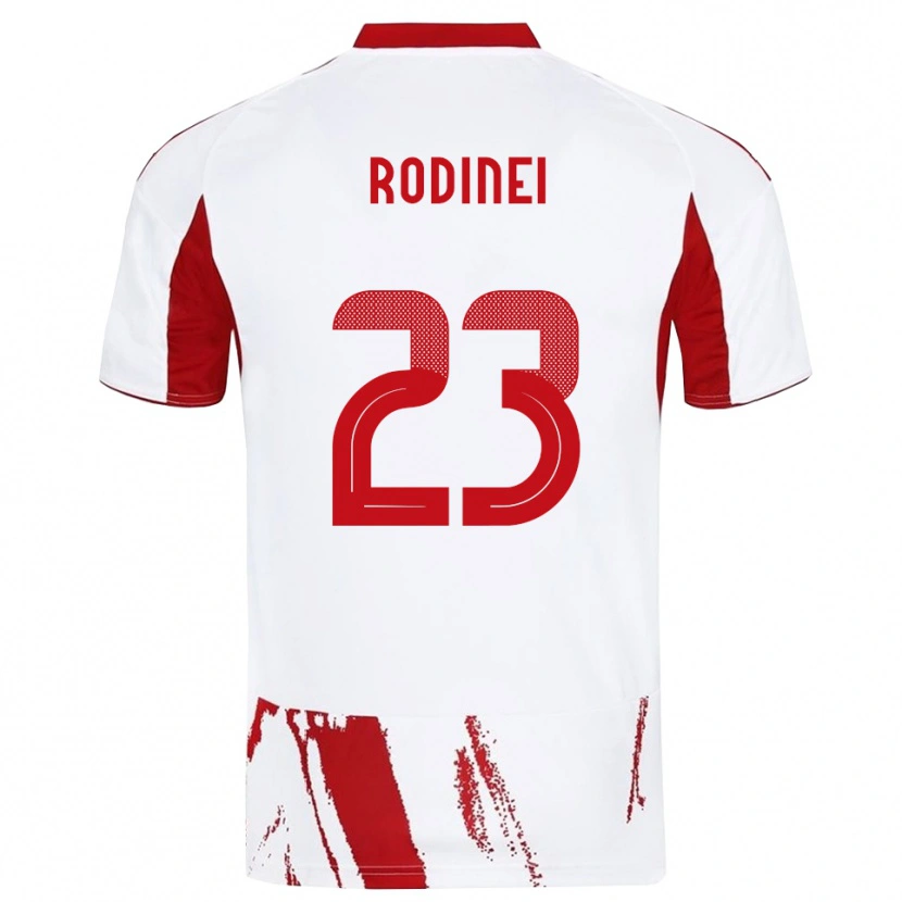 Danxen Men Rodinei #23 White Red Away Jersey 2025/26 T-Shirt