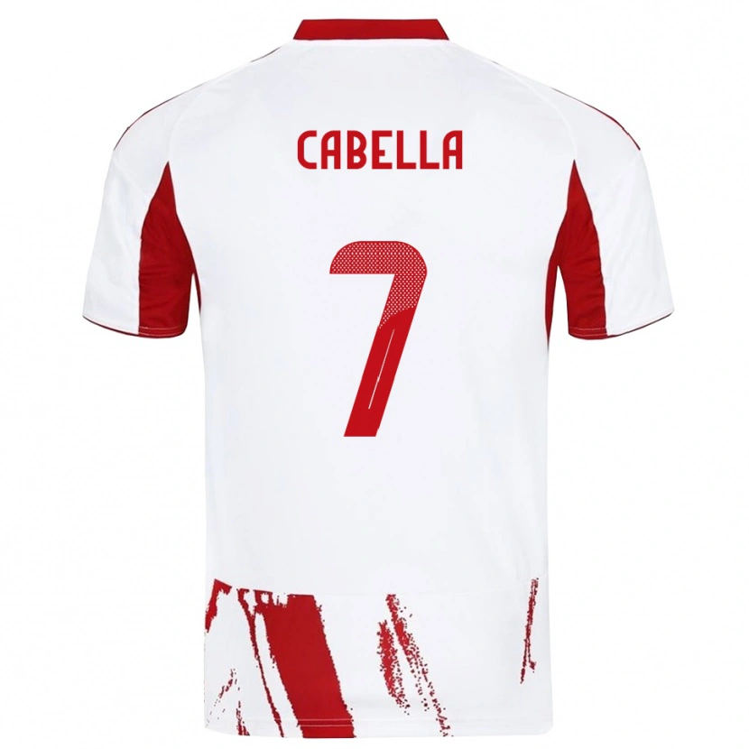Danxen Men Rémy Cabella #7 White Red Away Jersey 2025/26 T-Shirt