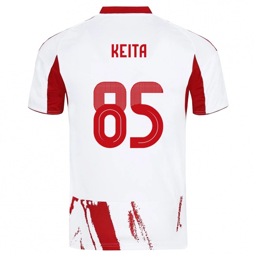 Danxen Men Diby Keita #85 White Red Away Jersey 2025/26 T-Shirt