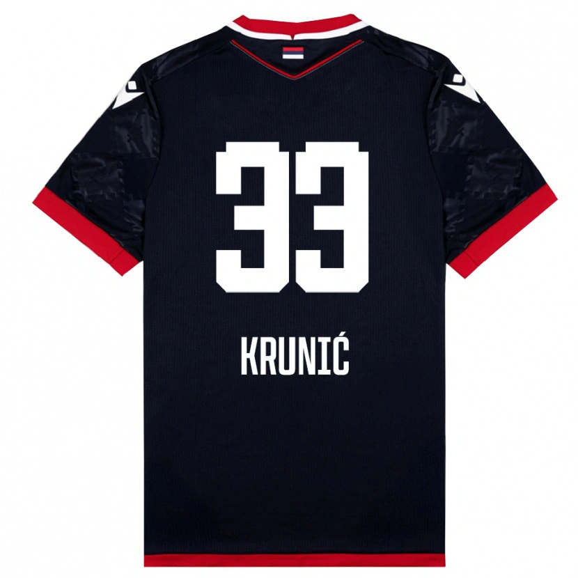Danxen Men Rade Krunic #33 Black Red Away Jersey 2025/26 T-Shirt
