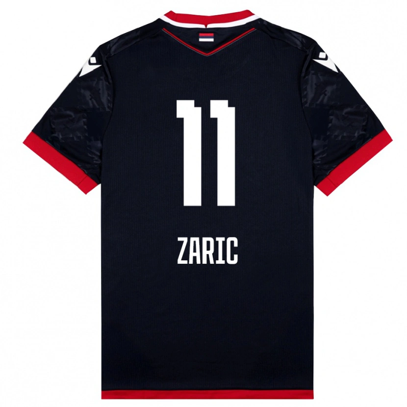 Danxen Men Luka Zaric #11 Black Red Away Jersey 2025/26 T-Shirt