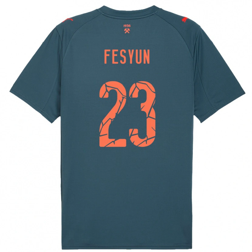 Danxen Men Kiril Fesyun #23 Navy Red Away Jersey 2025/26 T-Shirt