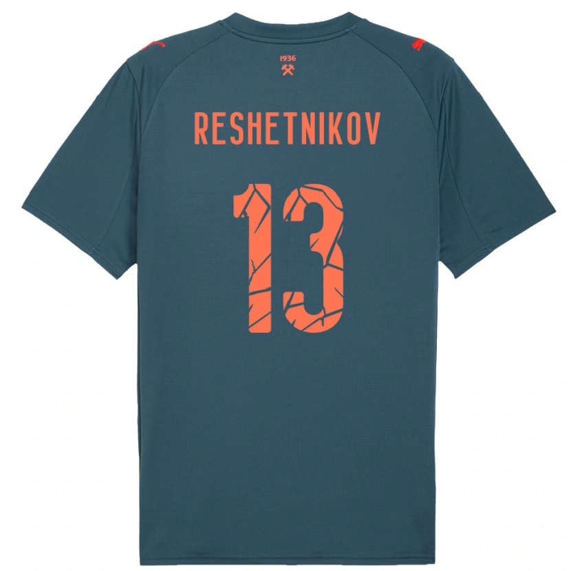 Danxen Men Mikhail Reshetnikov #13 Navy Red Away Jersey 2025/26 T-Shirt