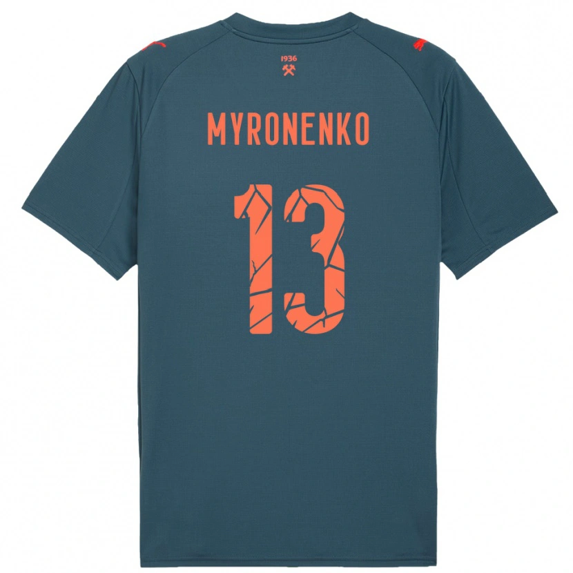 Danxen Men Viktoriia Myronenko #13 Navy Red Away Jersey 2025/26 T-Shirt