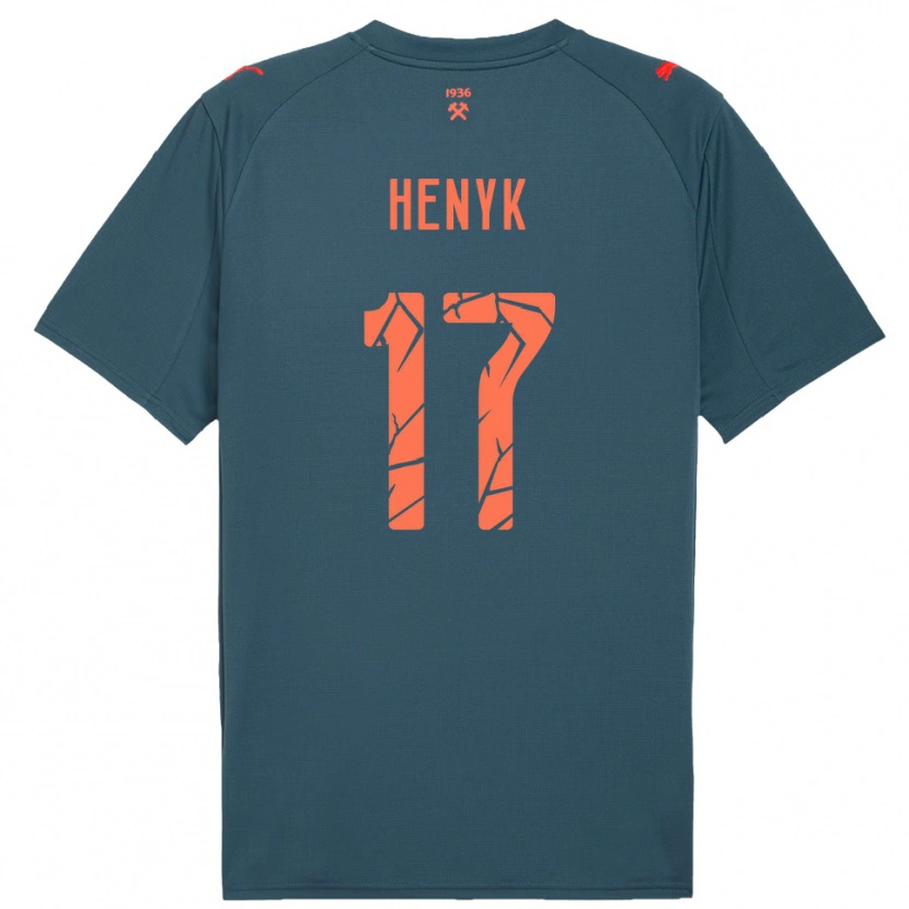 Danxen Men Oksana Henyk #17 Navy Red Away Jersey 2025/26 T-Shirt