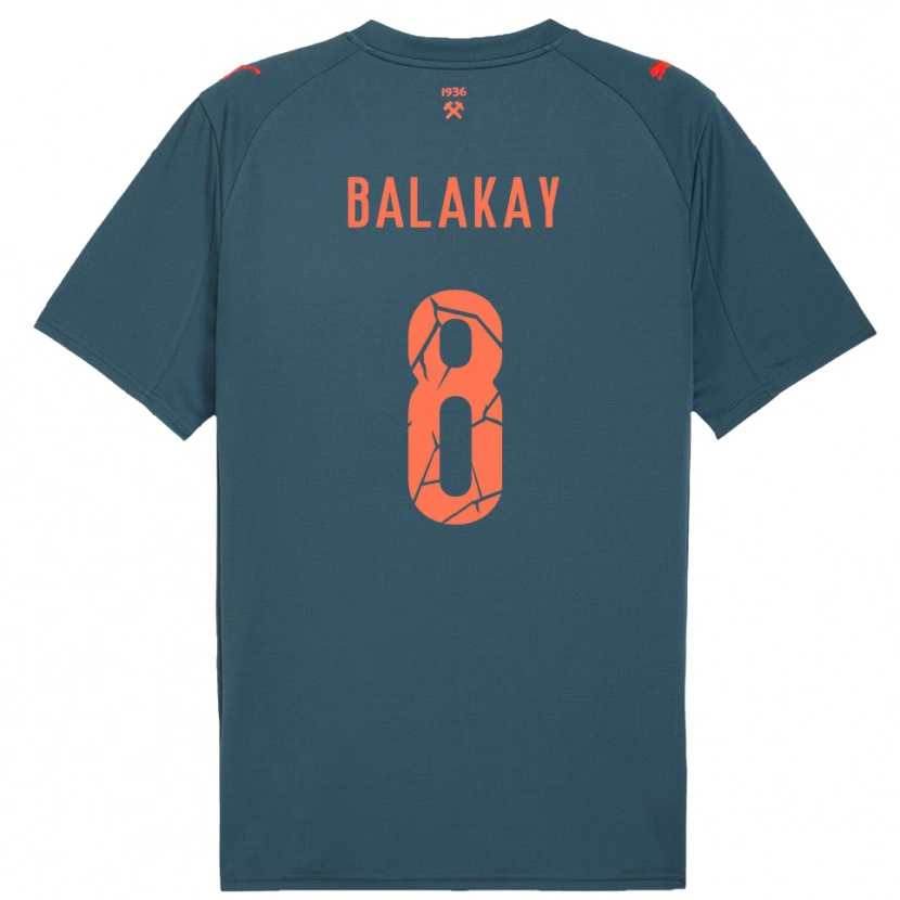 Danxen Men Oleksandr Balakay #8 Navy Red Away Jersey 2025/26 T-Shirt