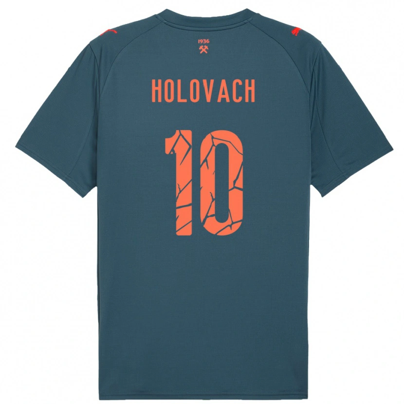 Danxen Men Viktoriia Holovach #10 Navy Red Away Jersey 2025/26 T-Shirt