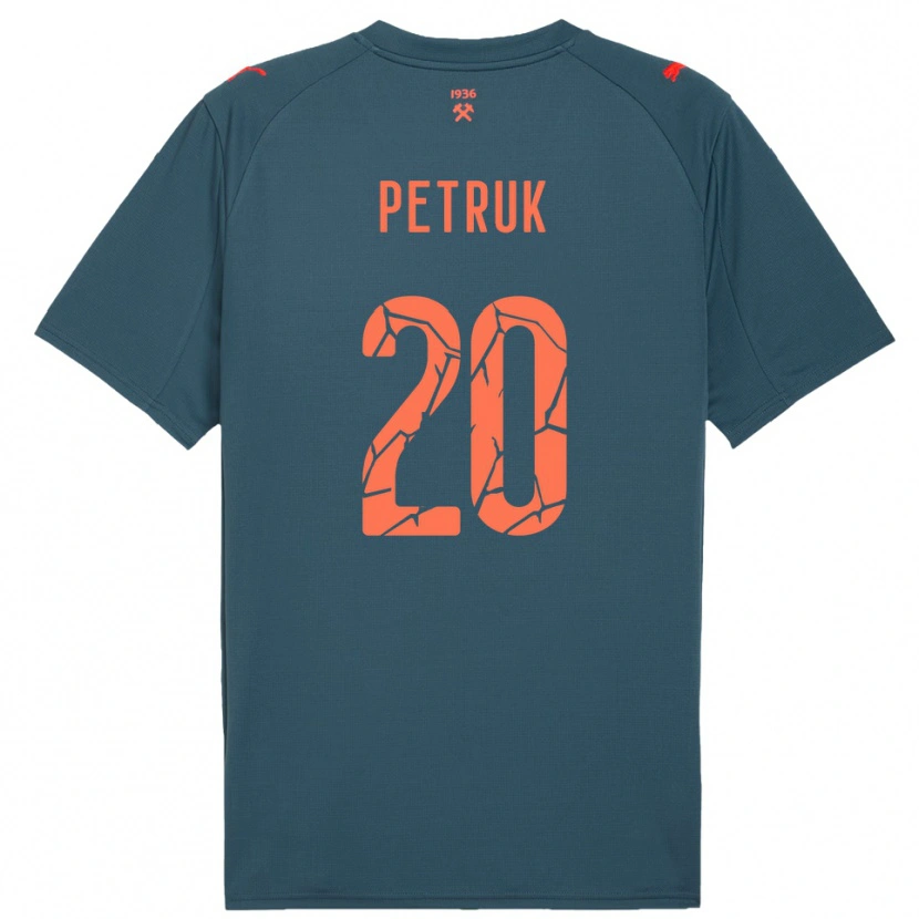 Danxen Men Denys Petruk #20 Navy Red Away Jersey 2025/26 T-Shirt
