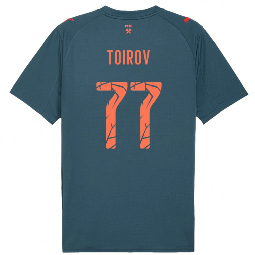 Danxen Men Khusrav Toirov #77 Navy Red Away Jersey 2025/26 T-Shirt