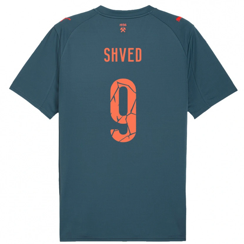 Danxen Men Maryan Shved #9 Navy Red Away Jersey 2025/26 T-Shirt