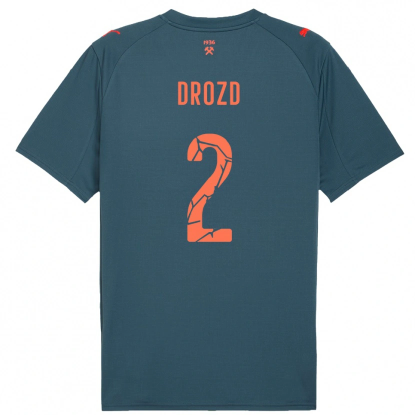 Danxen Men Anton Drozd #2 Navy Red Away Jersey 2025/26 T-Shirt
