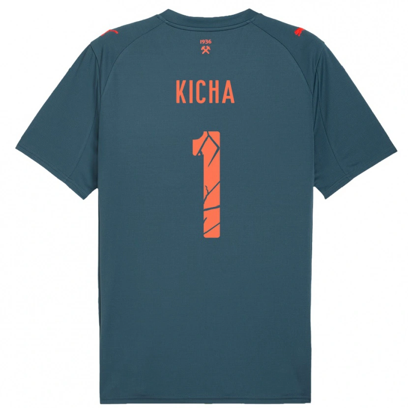 Danxen Men Tymofiy Kicha #1 Navy Red Away Jersey 2025/26 T-Shirt