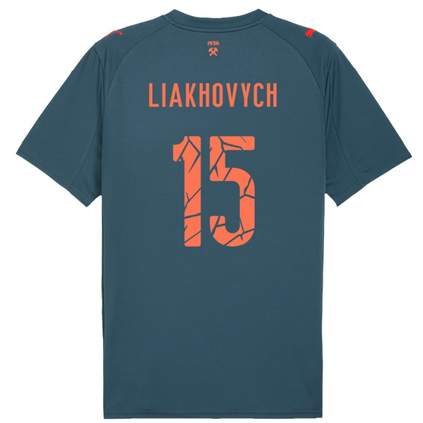 Danxen Men Anastasiia Liakhovych #15 Navy Red Away Jersey 2025/26 T-Shirt