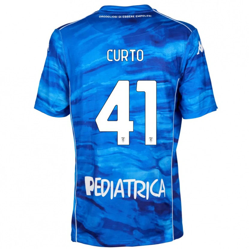 Danxen Women Marco Curto #41 Blue White Home Jersey 2025/26 T-Shirt