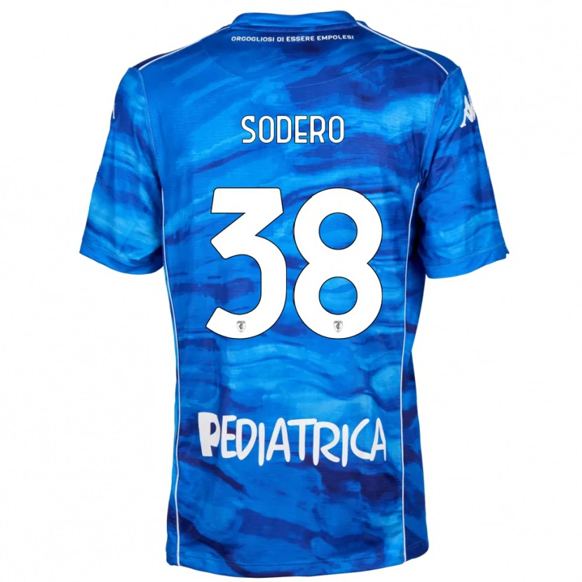 Danxen Women Andrea Sodero #38 Blue White Home Jersey 2025/26 T-Shirt