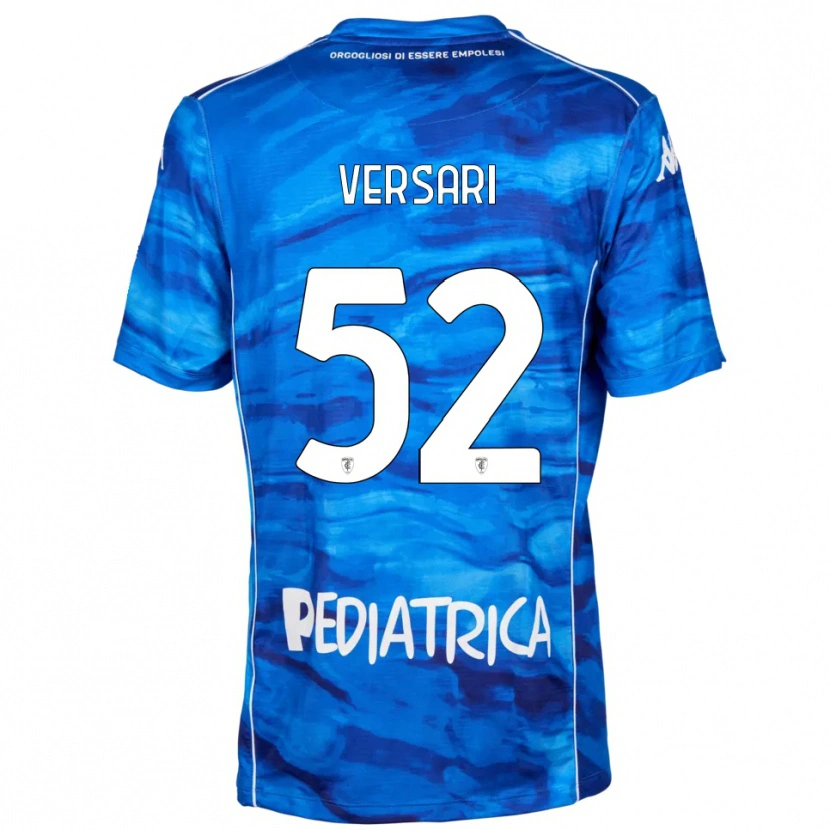 Danxen Women Francesco Versari #52 Blue White Home Jersey 2025/26 T-Shirt