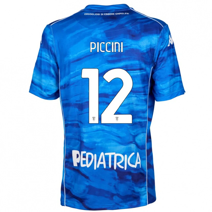 Danxen Women Bernardo Piccini #12 Blue White Home Jersey 2025/26 T-Shirt