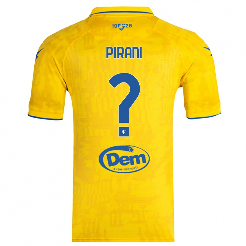 Danxen Women Simone Pirani #0 Yellow Blue Home Jersey 2025/26 T-Shirt