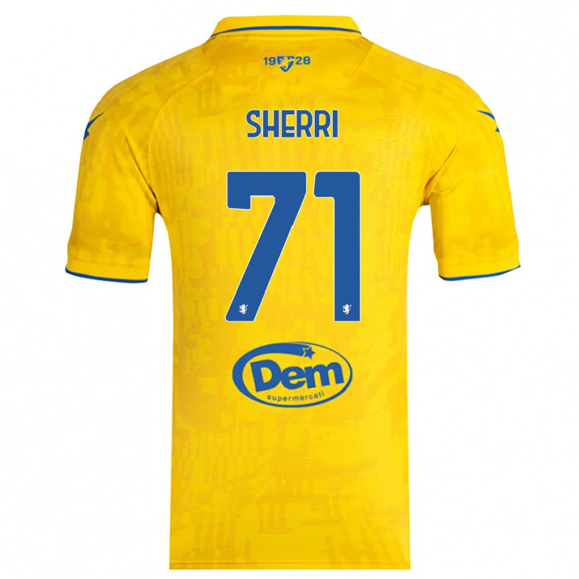 Danxen Women Alen Sherri #71 Yellow Blue Home Jersey 2025/26 T-Shirt