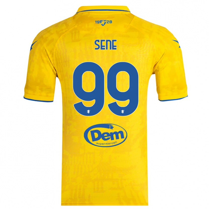 Danxen Women Fallou Sene #99 Yellow Blue Home Jersey 2025/26 T-Shirt