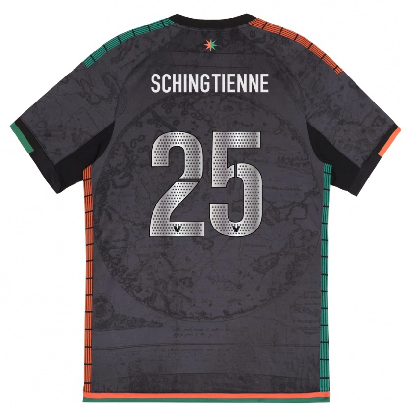 Danxen Women Joël Schingtienne #25 Dark Gray Home Jersey 2025/26 T-Shirt