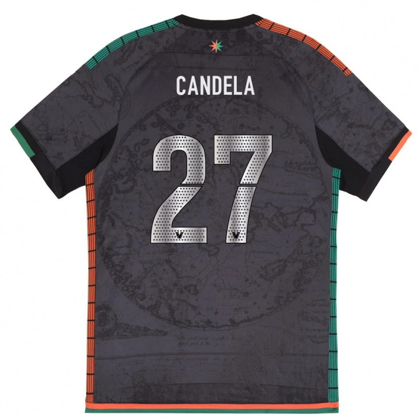 Danxen Women Antonio Candela #27 Dark Gray Home Jersey 2025/26 T-Shirt