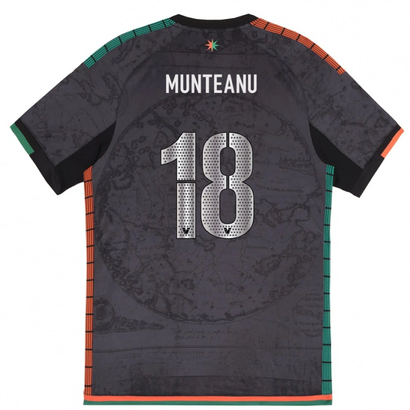 Danxen Women Denis Munteanu #18 Dark Gray Home Jersey 2025/26 T-Shirt