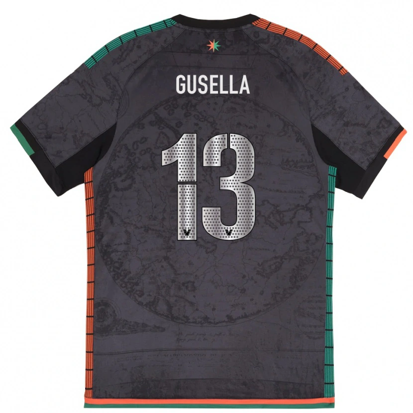 Danxen Women Pietro Gusella #13 Dark Gray Home Jersey 2025/26 T-Shirt