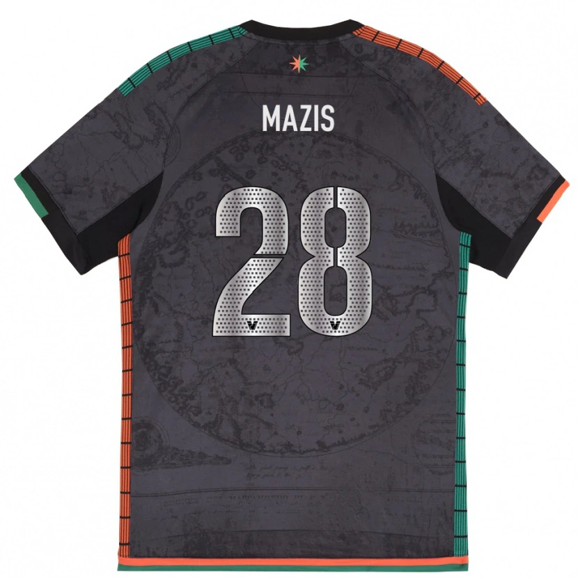 Danxen Women Francesca Mazis #28 Dark Gray Home Jersey 2025/26 T-Shirt