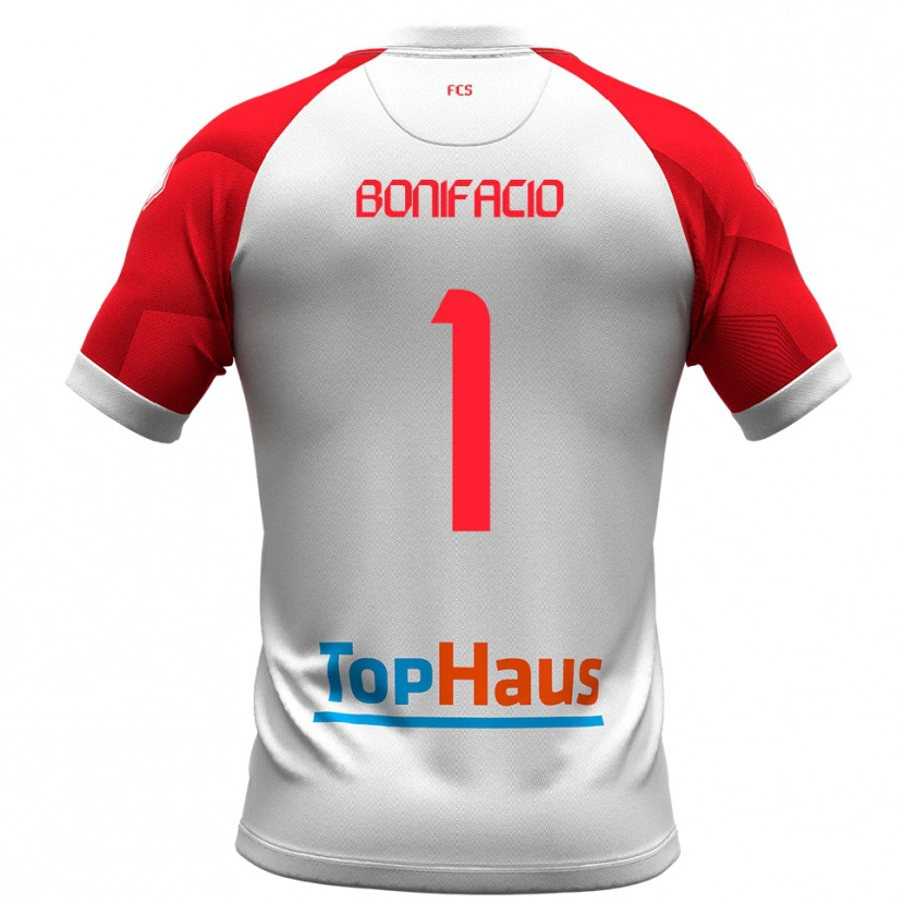 Danxen Women Lorenzo Bonifacio #1 White Red Home Jersey 2025/26 T-Shirt