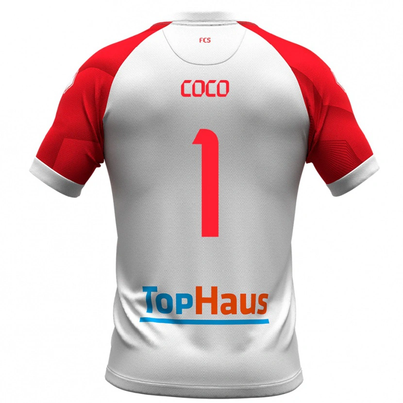 Danxen Women Lorenzo Coco #1 White Red Home Jersey 2025/26 T-Shirt