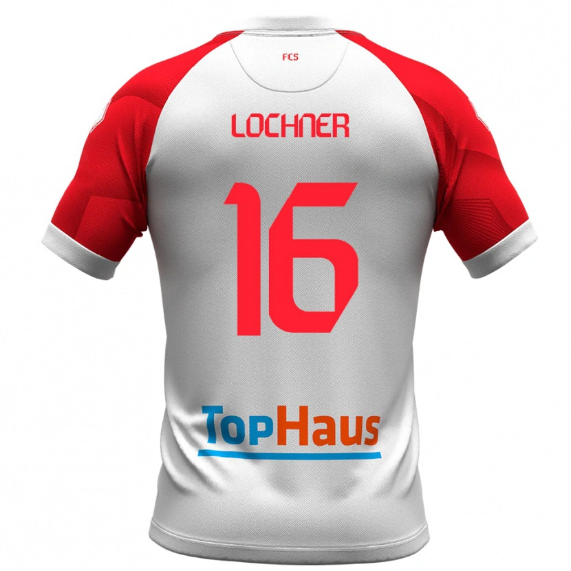 Danxen Women Filippo Lochner #16 White Red Home Jersey 2025/26 T-Shirt