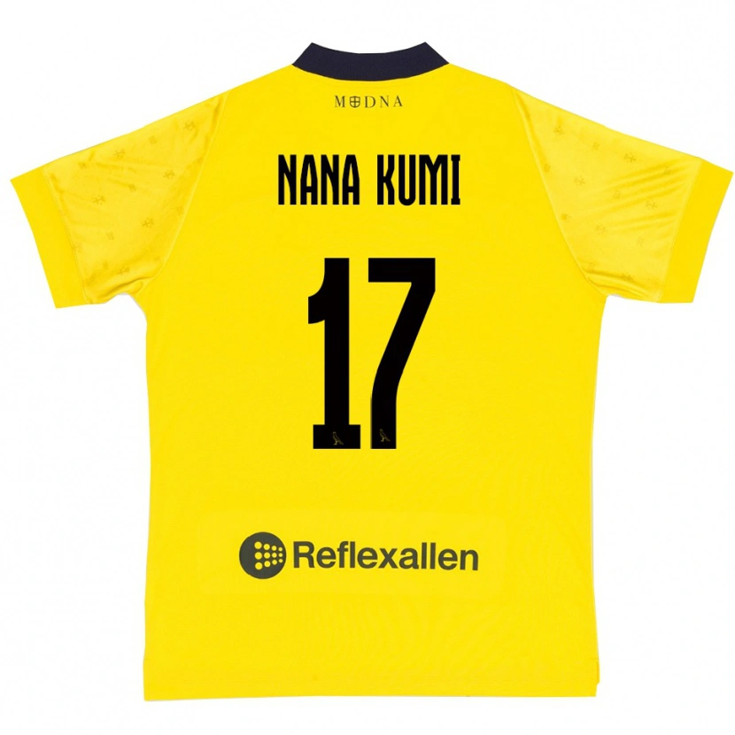 Danxen Women Ronald Nana Kumi #17 Yellow Navy Home Jersey 2025/26 T-Shirt