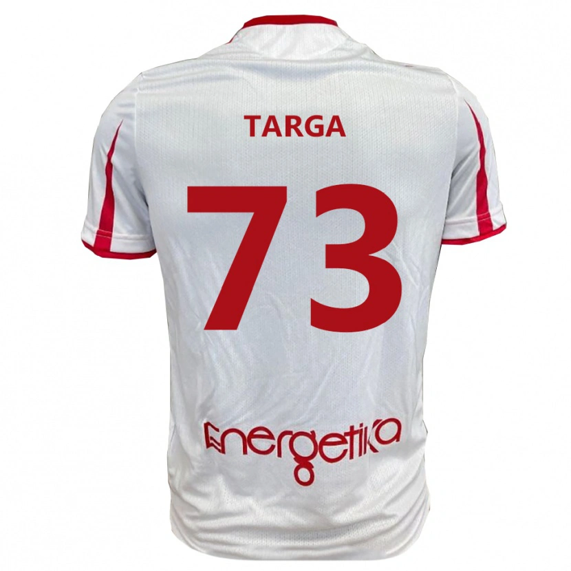 Danxen Women Alberto Targa #73 White Red Home Jersey 2025/26 T-Shirt